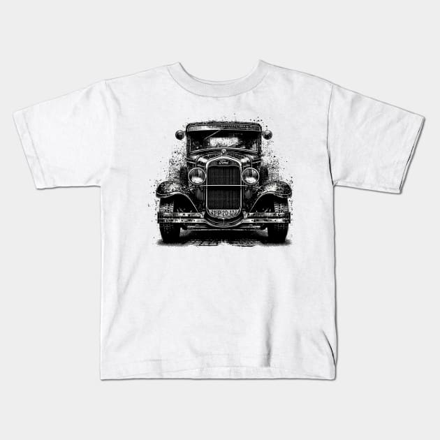 Ford Model A Kids T-Shirt by Vehicles-Art